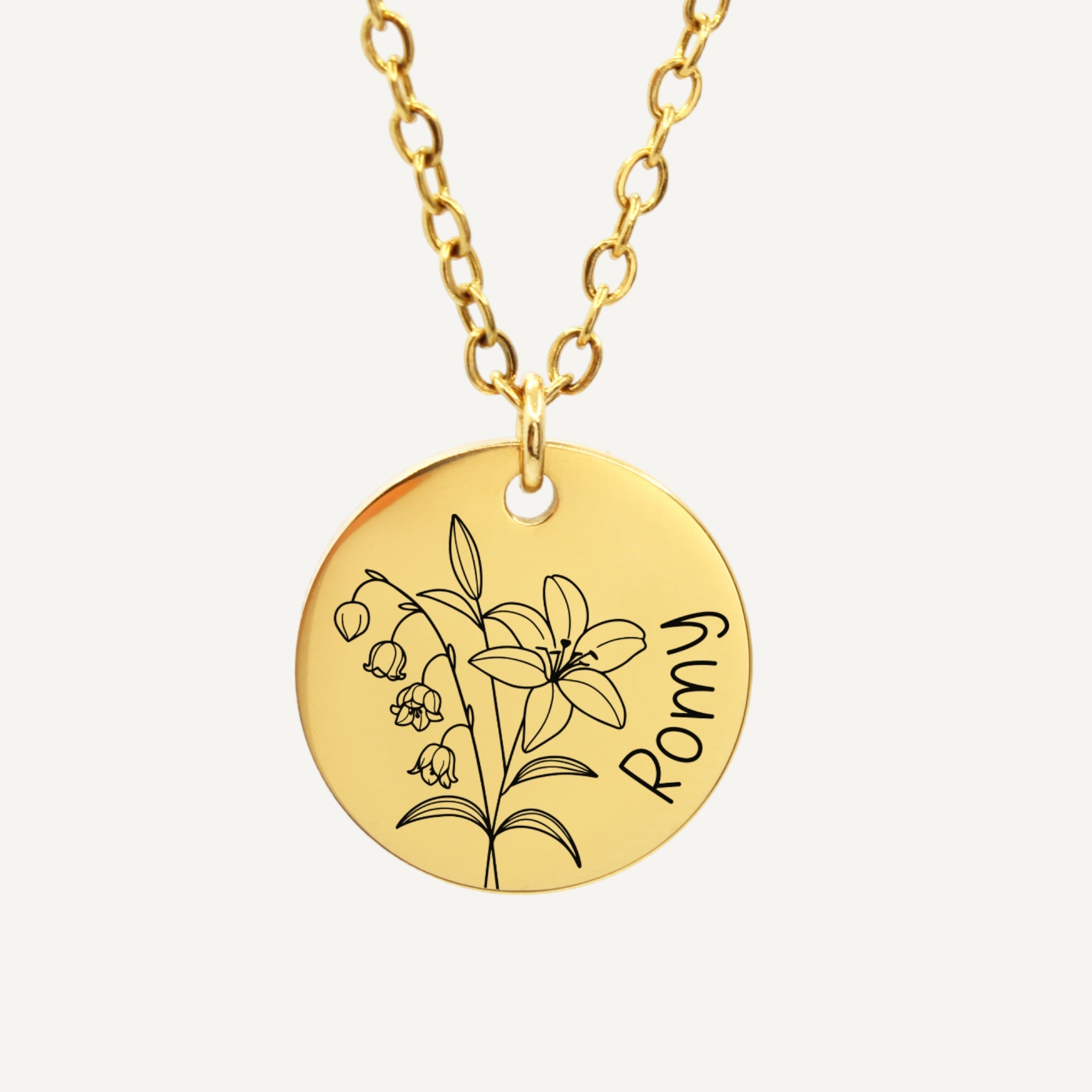 Collier Fleur de naissance🌹